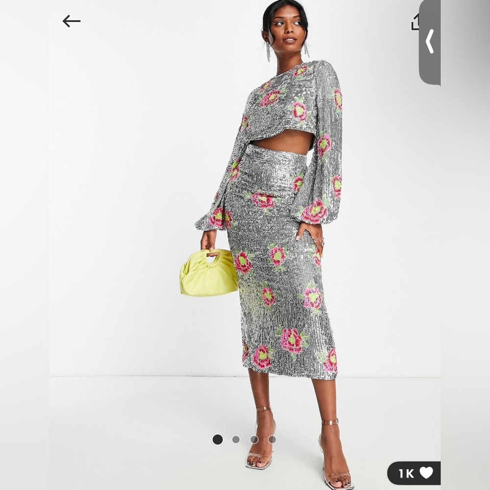 ASOS Dress Midi Skirt and Top